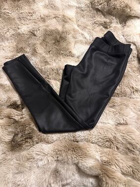 Express - Faux Leather Black Leggings - Small